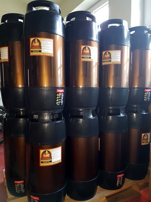 Gose-PolyKegs für den Export